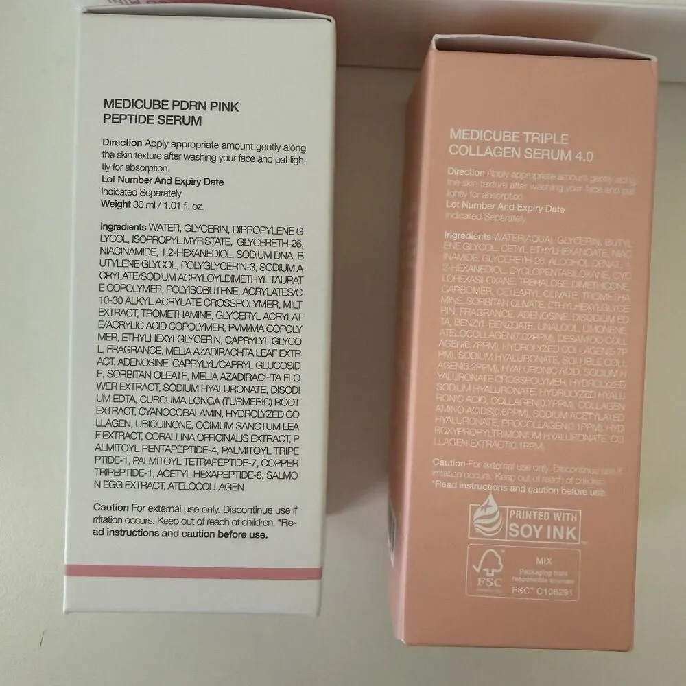 NIB New Medicube Booster Pro mini peptide collagen serum 3 piece bundle - Picture 4 of 6